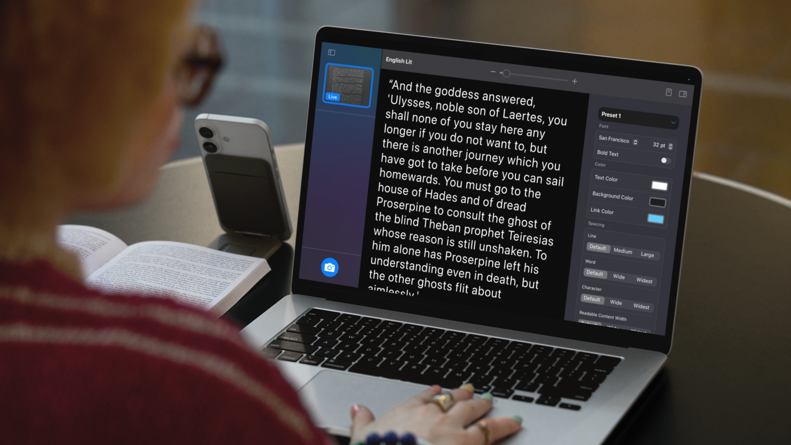 How to use Magnifier on a MacBook to zoom in on faraway text