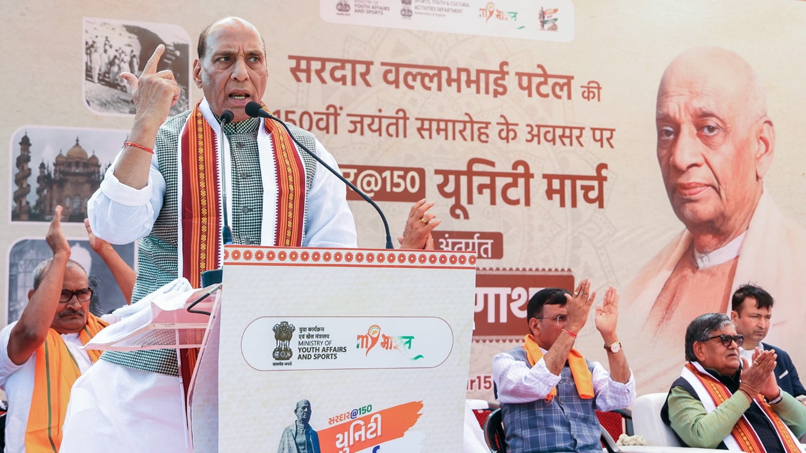 Nehru wanted to use public funds on Babri, Patel opposed: Rajnath Singh