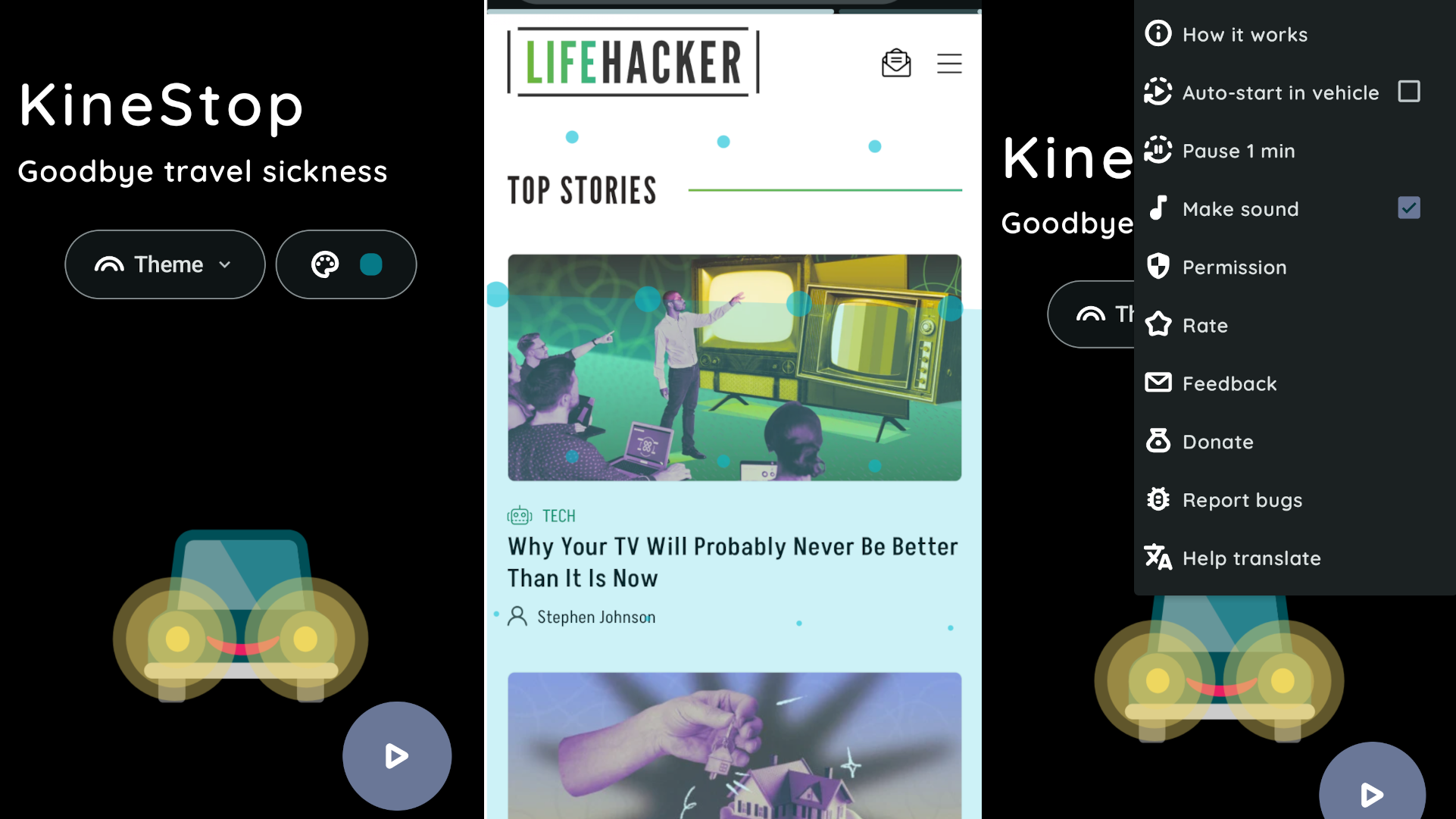 Reading in Cars Makes Me Nauseous, but This App Helps