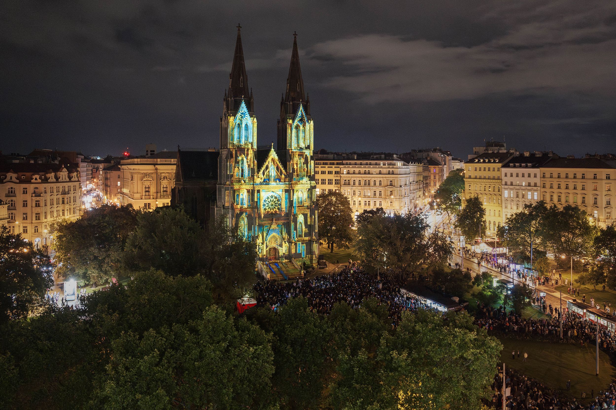 Prague’s City Center Sparkles, Buzzes, and Burns at the Signal Festival