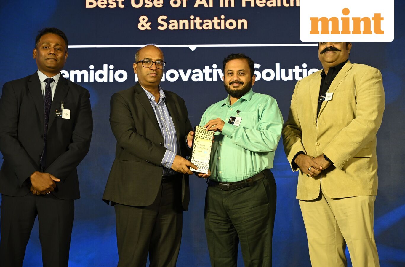 Remidio and Singapore Smart Tech win awards for AI innovations in health and sanitation