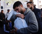 Israeli troops kill six Palestinians sheltering in Gaza school, say hospital chiefs