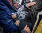 Astronauts successfully return to Earth after ISS command change – video